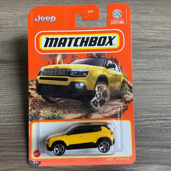 Jeep Avenger Suv Car Truck Matchbox MB1350 Yellow New 2023 Model MB MBX Off Road - Picture 1 of 5